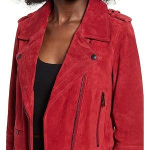 NWOT BlankNYC suede moto jacket